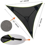 Outdoor Camping Hanging Portable Bed Triangle Hammock Portable Multi Person Aerial Mat  travel Convenient Sleep Hammock bed