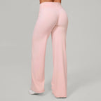 Women Straight Yoga Leg Bottoms Soft Stretchy Fabric Women's Yoga Pants GYM Sweat-Wicking Properties Running Sport Trousers