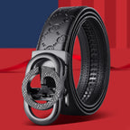 New luxury brand men's leather belt, 3.4 cm width, high-quality belt for women, women's belt design