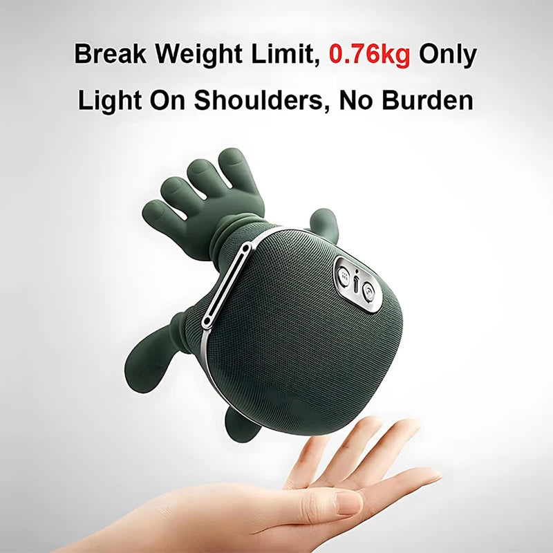 2025 Bionic Neck Shoulder Massager N7 Kneading Massager Shawl 3-Level Modes Neck Cervical Waist Leg Body Muscles Massage Pillow