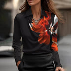 Women Fashion Solid Color Shirt Collar Blouse Tops 2025 Spring Autumn Casual Long Sleeve Office Shirt Elegant Top Female
