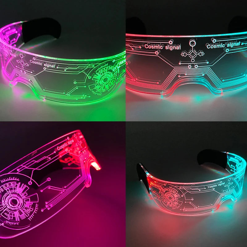 Japan Anime Detective Conan LED Light up Glasses color change funny Luminous crossdresser glasses Cosplay men Novelty Costumes