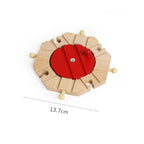 Wooden Train Track Toys Railway Rails Accessories Fit Thomas Train Road Connector Wood Railway Bridge Children Birthday Gifts