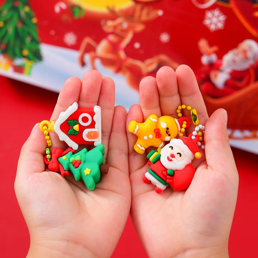 Explosive 24-HOLE Christmas Gift Set Christmas Students Cartoon Toys Creative Blind Box