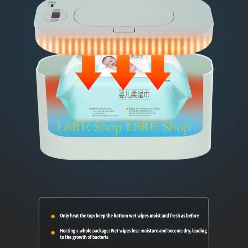 L8RE Fashion Wet Wipe Heating Device Quick Wipes Heating Machine Convenient Wipe Heating Device Wipe Warmer for Warm Wipes