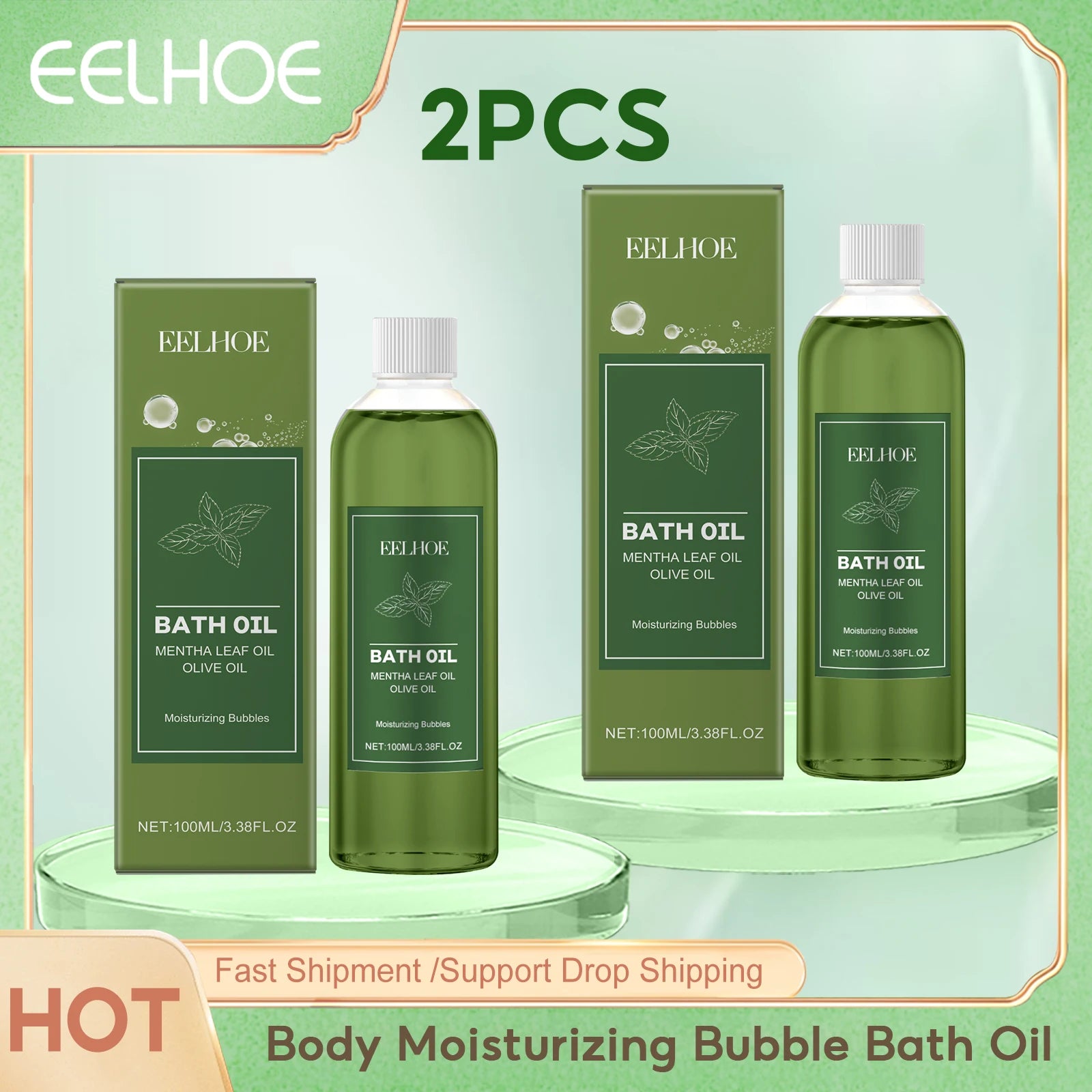Eelhoe Body Moisturizing Bubble Bath Oil Lasting Nourish Deep Cleansing Moisturize Smoothing Skin Remove Exfoliate Shower Gels Main image
