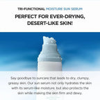 Skin1004 Korean Skincare Centella Sun Serum SPF50+ - Hyaluronic Acid UV Protection, Sensitive Skin