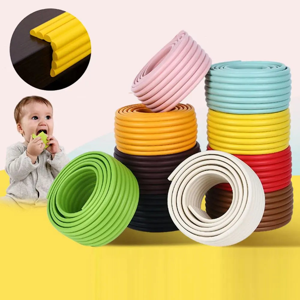 2M Baby Safety Protection Strip Table Corner Protector Desk Edge Guard Strip Furniture Corners Children Safety Foam Protection Main image