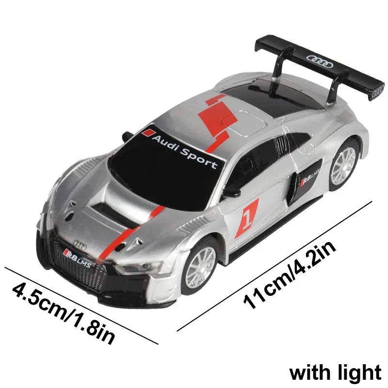 Analog Slot Car Racing R8 Police 1 43 Set Electric Coche Gift Kids For Scalextric Compact Go Ninco Scx Cars Toy