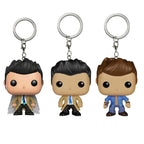 FUNKO POP Supernatural  New Character Castiel with Wing Sam KEYCHAIN Toy Vinyl Figure Collection Pocket  Key Chain Toys