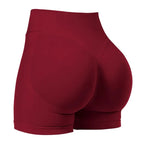 4.5''Shorts Seamless Low Ribbed Waistband Gym Shorts Scrunch Bum Yoga Shorts Booty High Stretch Running Bike Shorts