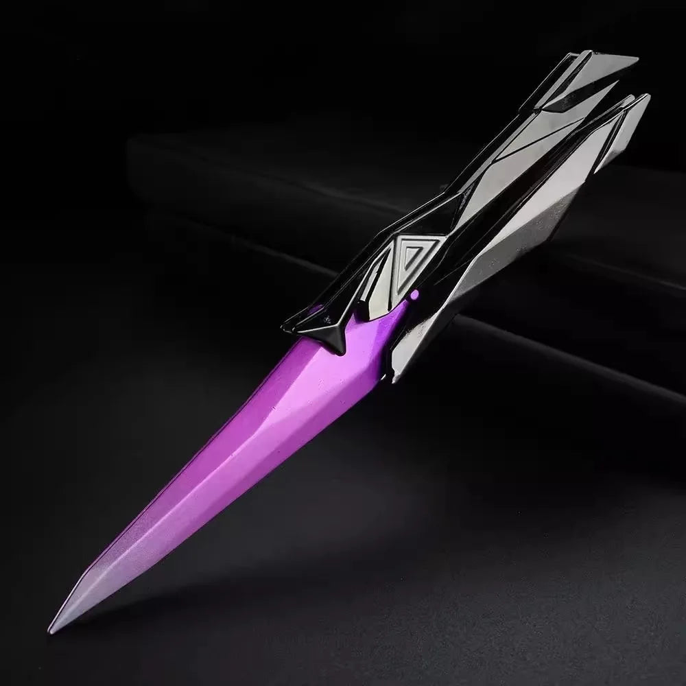 Tactical Shooter Foldable Butterfly Blade - 3D Engraved Collectible Toy Portable Melee Gear for Cosplay/Gaming Accessory Gifts