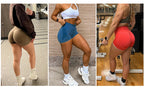 Contour Seamless Shorts for Women Yoga Shorts Push Up Booty Workout Gym Shorts Fitness High Waist Sports Short Women Clothing