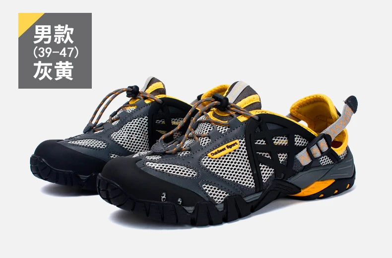 Summer Wading Hiking Shoes for Men Outdoor Aqua Beach Barefoot Sneakers Women Breathable Quick Drying Sports Trekking Shoes Men