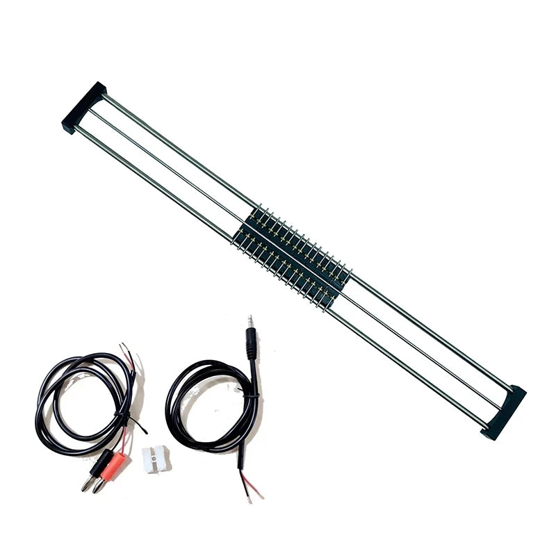 1/87 Ho Scale Train 50cm Track Model Accessories Train Treadmill Track Bearing Train Roller Test Stand With 8 Rollers Main image