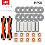 For Xiaomi Robot Vacuum X20 + / X20 Plus Dust Bag Mop Cloth Accessories Main Side Brush Hepa Filter Replacement Parts