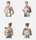 Egobaby Omni Breeze Baby Carrier All Carry Positions Breathable Mesh with Enhanced Lumbar Support & Airflow (7-45 Lb)