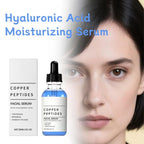 Copper Peptide Serum Anti Wrinkle Remover Antioxidant Tighten Skin Barrier Repair Deep Hydration Hyaluronic Acid Face Serum