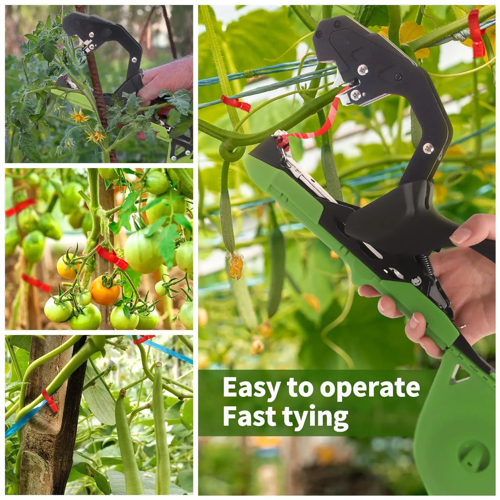 SWANSOFT B13 Garden Plant Binding Machine 50mm Binding Pliers for Vegetables Grapes Cucumbers Plants Garden Tool