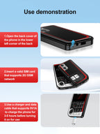 SERVO V10 Card Phone 2.01" Display 2G GSM Dual SIM Standby MP3/MP4 Magic Voice Speed Dial Torch Button Small Cellular Telephones