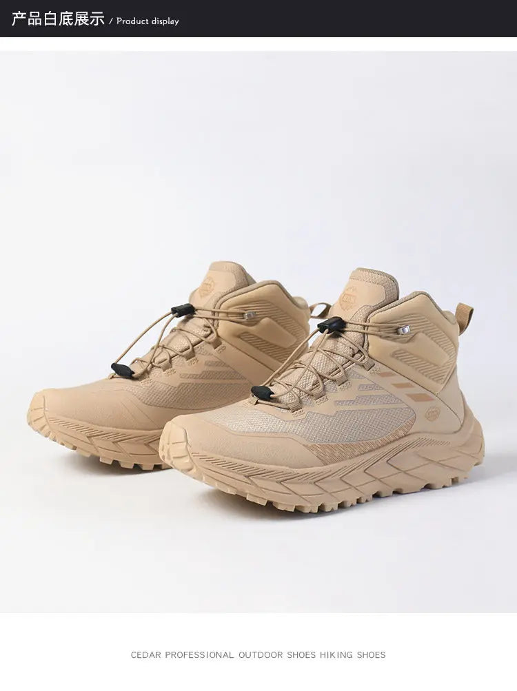 RAN Hiking Shoes Men Waterproof mesh walking shoes outdoor trekking Shoes Hunting Boots Tactical Ankle Boots women travel Boots