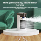 Portable Desktop Cold Air Fan USB Mini Home Use Multi-Function Air Conditioner Fan for Personal Cooling