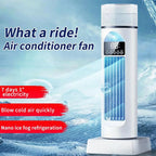 NEW Cold Air Fan Cool Air Fan Persona Air Conditioner Adjustable Speeds Humidifier Cool Gadgets with Timer & Remote