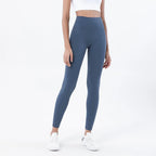 SOISOU Nylon Yoga Pants Gym Leggings Women Girl Fitness Soft Tights High Waist Elastic Breathable No T Line Sports Pants