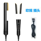 Professional 2 In 1 Hot Air Flat Iron Hair Straightener Dryer With Negative Ions Smooth Frizz-Free Hair Styling Tool
