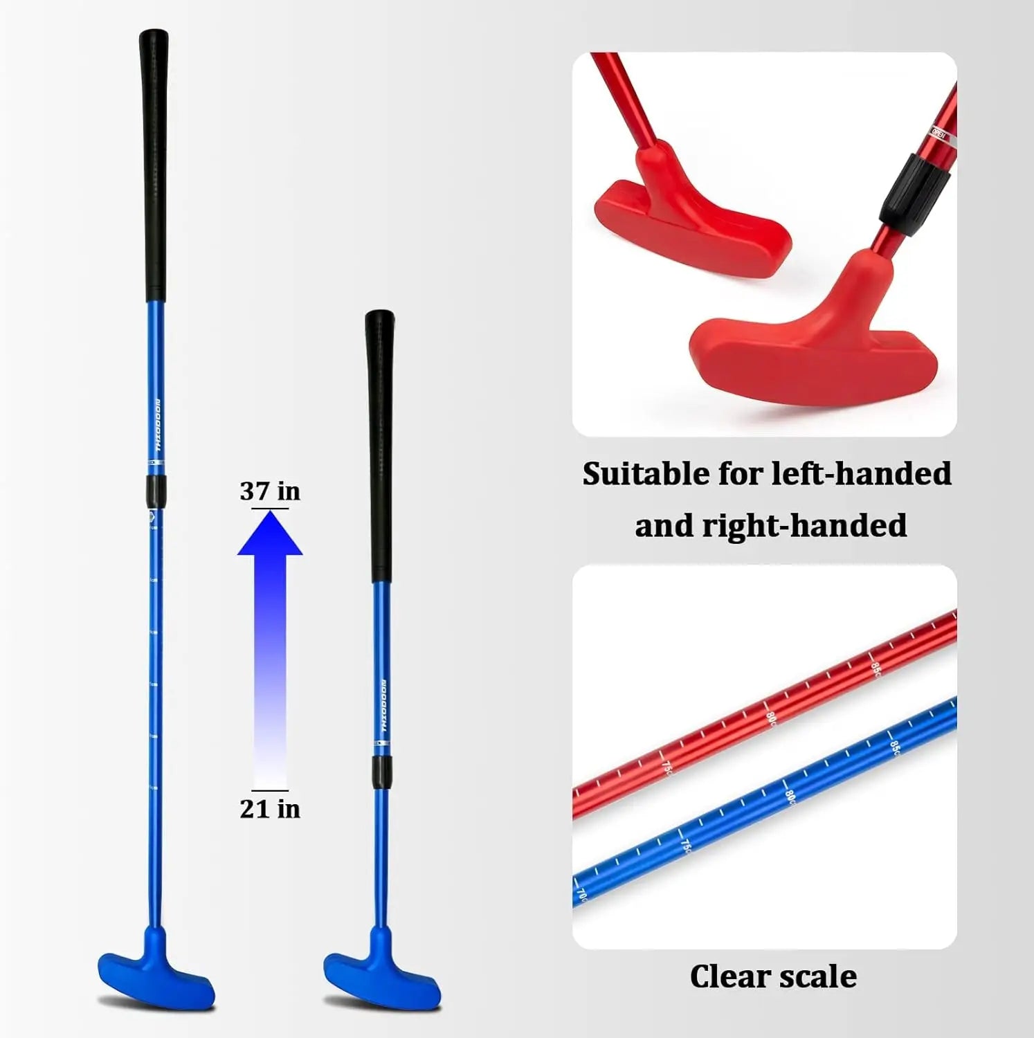 Golf Putters for Men and Women Two-Way Kids Putter Mini Golf Putter for Right or Left Handed Golfers Adjustable Length Golf Putt Secondary image