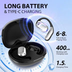 UYUXIO Real Time Translation Wireless Earbuds with 144 Language OWS LCD Touch Screen Earphone AI Language Headphone for Business