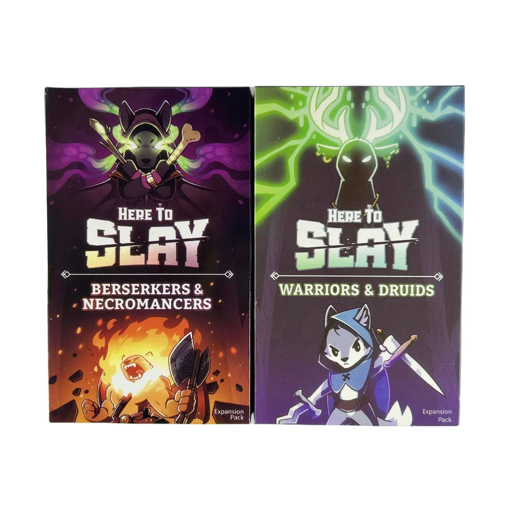 1 or 2 Pcs Newest Here to Slay Card Game from A Strategic Card Game for Teens and Adults Board Game Deck For Chritmas Halloween