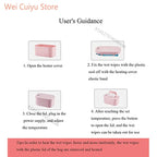 Baby Wipe Warmer Heater Wet Towel Heating Box Portable Home Car Use Mini Dispenser for Disinfecting Wipes Napkin