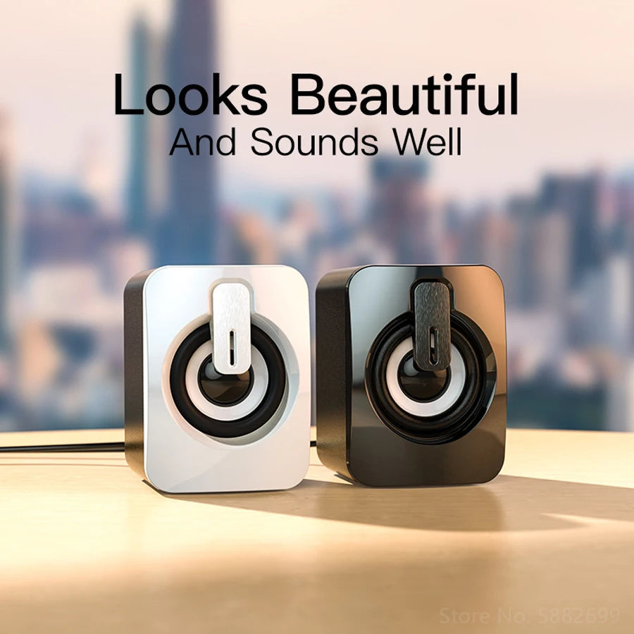 PC Speaker For Computer Laptop Notebook Desktop Caixa De Som Mini Sound Box Music Bocina Column Acoustics Coluna Audio System