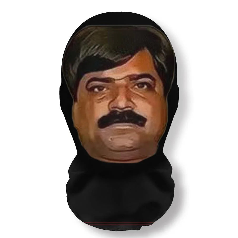 Funny Indian Facial Expression Spoof Abstract Humorous Mask Novelty Live Streaming Outdoor Prop Cosplay Costume Accessories