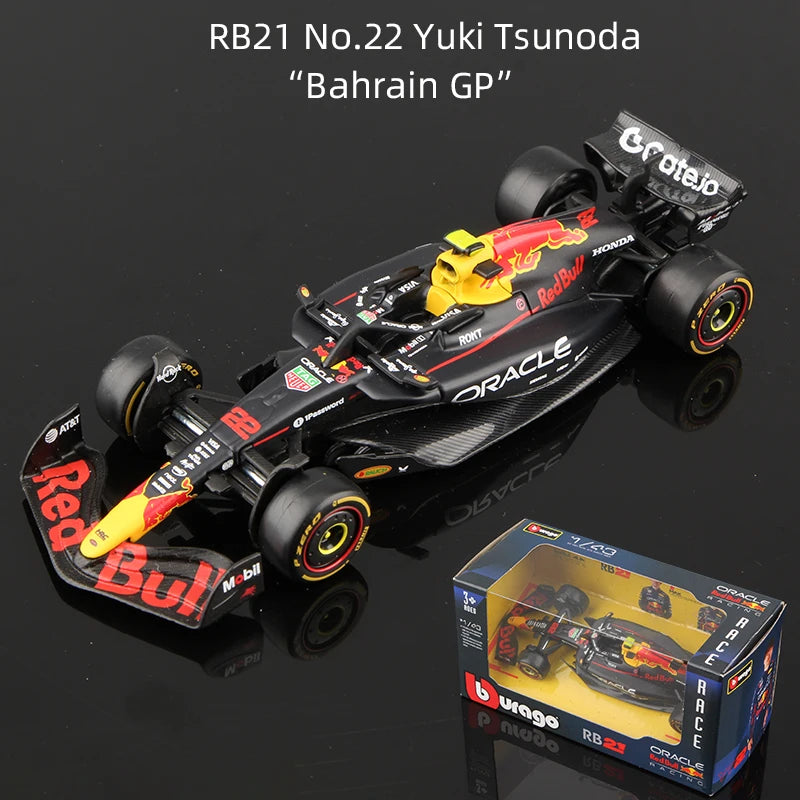 Bburago 1:43 2025 F1 Alloy Car Model Formula Racing Die Cast Toy SF25 RB21 W16 MCL39 Red Bull Mercedes Ferrari McLaren