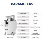 Powerful 850W Electric Citrus Juicer Squeezer, Quiet Orange Juice Extractor Machine