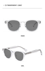 O-Q CLUB Retro Round Men Sunglasses Women's Sun Glasses Woman UV400 Lunette Zonnebril Dames Polarized Lenses Man Eyewear Vintage