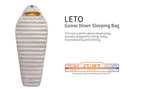 AEGISMAX LETO & NANO 700FP Ultra Dry Goose Down Sleeping Bag Ultralight Down Sleeping Bag for Camping and Hiking
