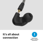 Sennheiser IE 300 Hi-Fi Audiophile In-Ear Earphones, Wired Earbuds with Detachable Cable, Noise Isolating for Studio Monitor