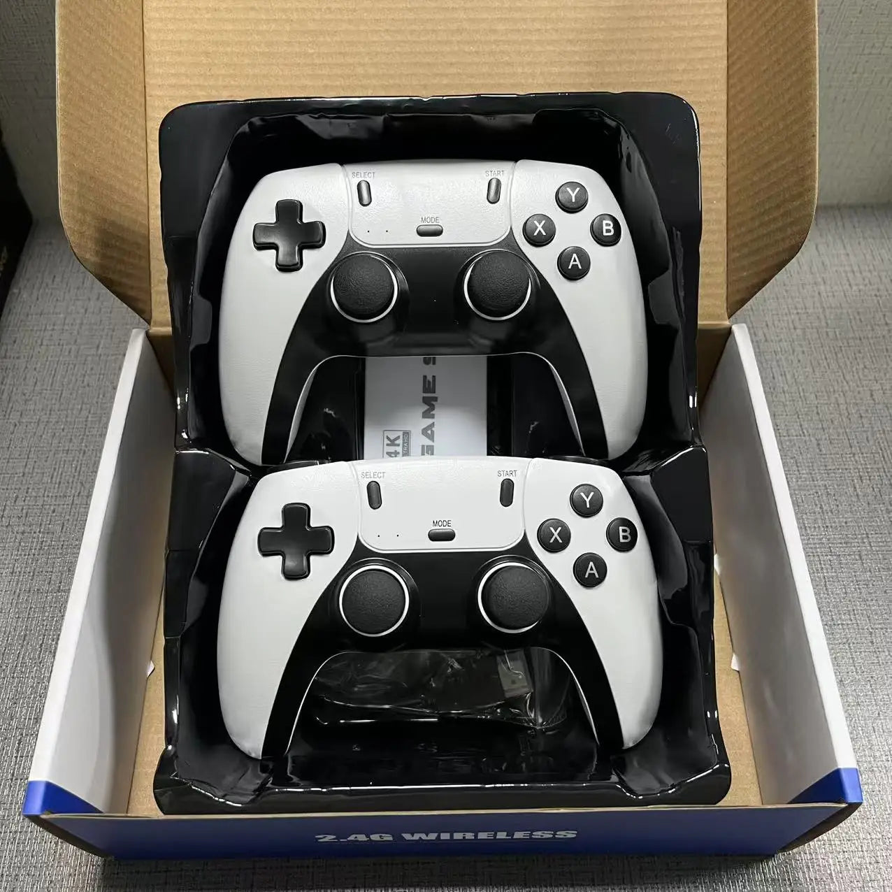 4K HD 64G Video Game Console: M15 Game Stick with 40000+ Classic Arcade Games, Dual Wireless Gamepads Two-Player TV System
