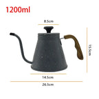 Stainless Hand Drip Coffee Maker with Thermometer Goose Beak Kettles Teapot Gooseneck Kettle Coffee Pot