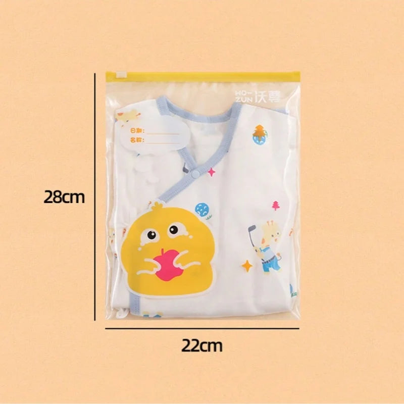 5pcs multi-size maternity bag storage bag Mother and baby outing clothes diaper travel packaging Zipper bag