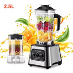 6000W Powerful Blender Mixer Juicer Smoothie Maker Table Blenders 2.5L Container Food Processor Blender Mixer for Ice Nut Fruit