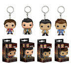 FUNKO POP Supernatural  New Character Castiel with Wing Sam KEYCHAIN Toy Vinyl Figure Collection Pocket  Key Chain Toys