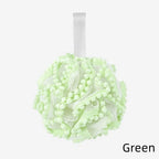 Soft Mesh Bath Sponge Balls Skin Cleaning Brush Shower Puff Body Cleaner Exfoliating Scrubbers Bath Flower Bathing Accessories