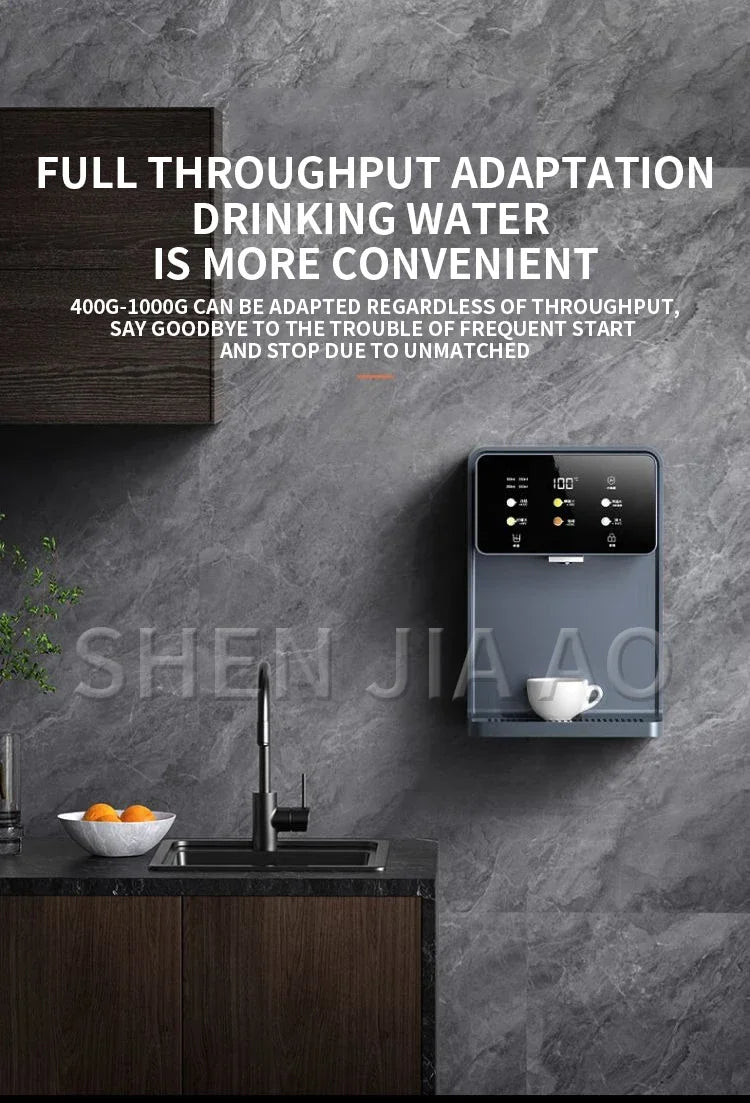 Wall-mounted Instant Hot Water Dispenser UV Sterilization Quantitative Water Outlet 100℃ Water Boiler Home Smart  Dispenser