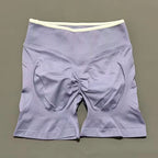 Women's Sports Shorts Gym High Waist Scrunch Seamless Yoga Leggings Cycling Shorts Workout Running Fitness Pants