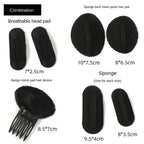 Hair Head Cushion Invisible Fluffy Puff Hair Pad Sponge Clip Bun Bump It Up Volume Hair Base Women Girls Styling Accessories