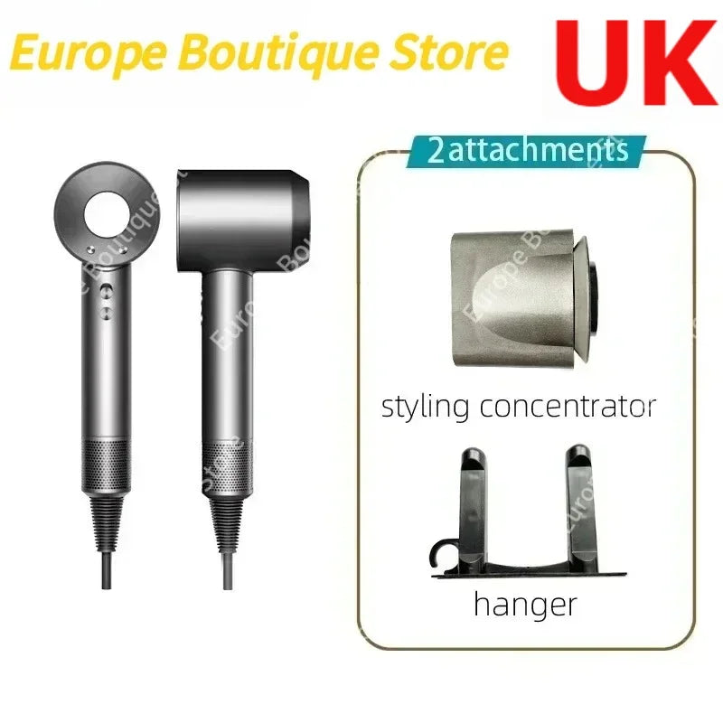 New Super Hair Dryer 220V Leafless Hair Dryer Personal Hair Care Styling Negative Ion Tool Schedule Negative Ion Electric Dryer